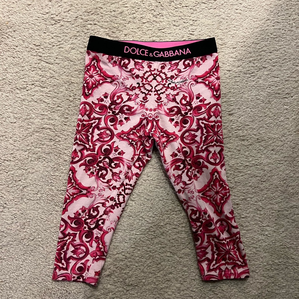 Dolce and gabbana toddler leggings.